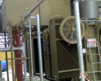Power transformer installed in CCPP San Severo plant